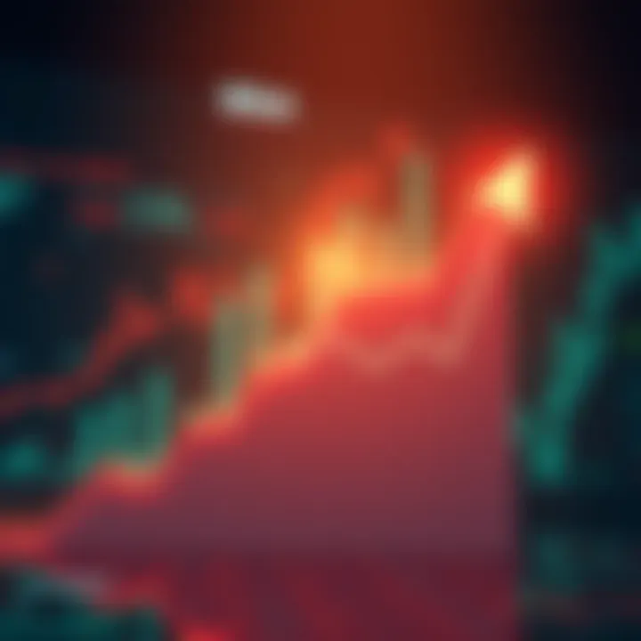 An upward graph representing Solana's potential growth in the cryptocurrency market for 2026 with a digital background.