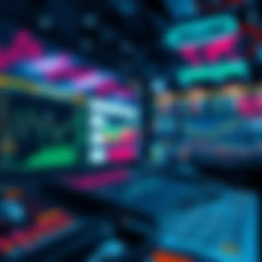 Visualization of tools and data providers for Solana prediction markets with graphs and charts