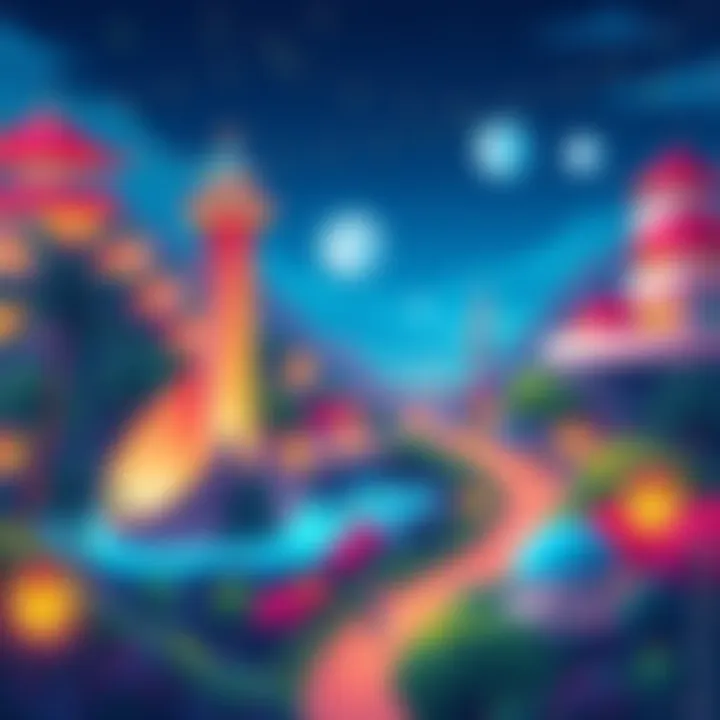 Projects Enhancing Solana Ecosystem Illustration of diverse projects connecting to the Solana ecosystem, showcasing technology and community engagement