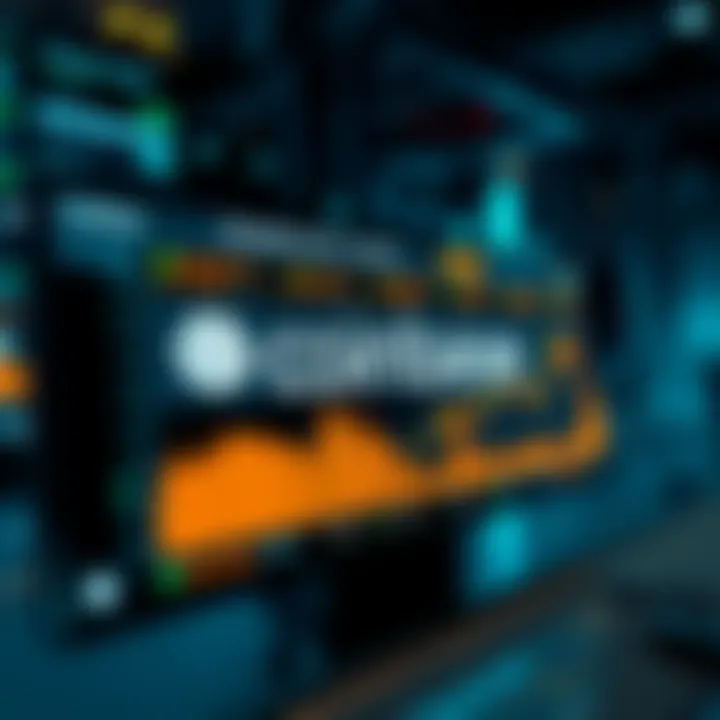 A digital display showing the trading of Solana tokens on Coinbase platform