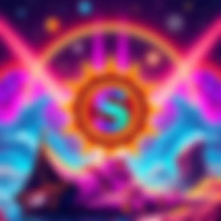 Colorful graphic promoting Solfart ($SOLF) as a new memecoin with rising community support and investment potential.