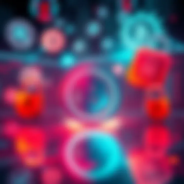 An illustration showing a digital currency symbol surrounded by padlocks representing privacy and decentralization, with regulatory symbols in the background.