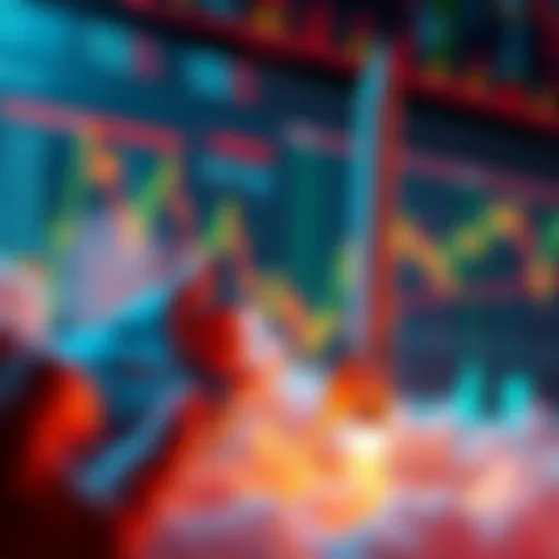 A graphic showing the concept of trading SpaceX pre-IPO perpetuals, with a rocket and trading charts in the background.