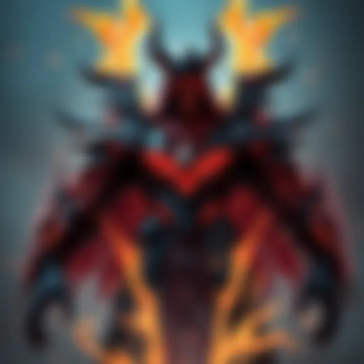 A fierce character known as Spawn stands ready for battle in Diablo Immortal, showcasing dark armor and intense energy effects.
