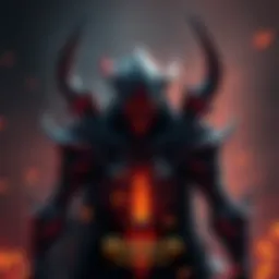 Spawn character appearing in Diablo Immortal with a dark, fiery background