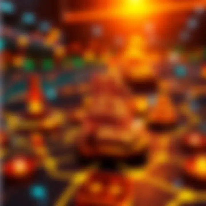 Visual representation of the Sphinx Protocol for crypto trading, featuring symbols of oil and energy commodities connected by blockchain lines.