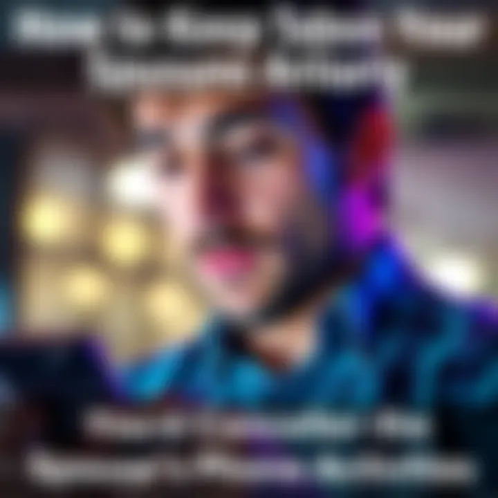 A person examining a smartphone with a thoughtful expression, considering phone activity monitoring