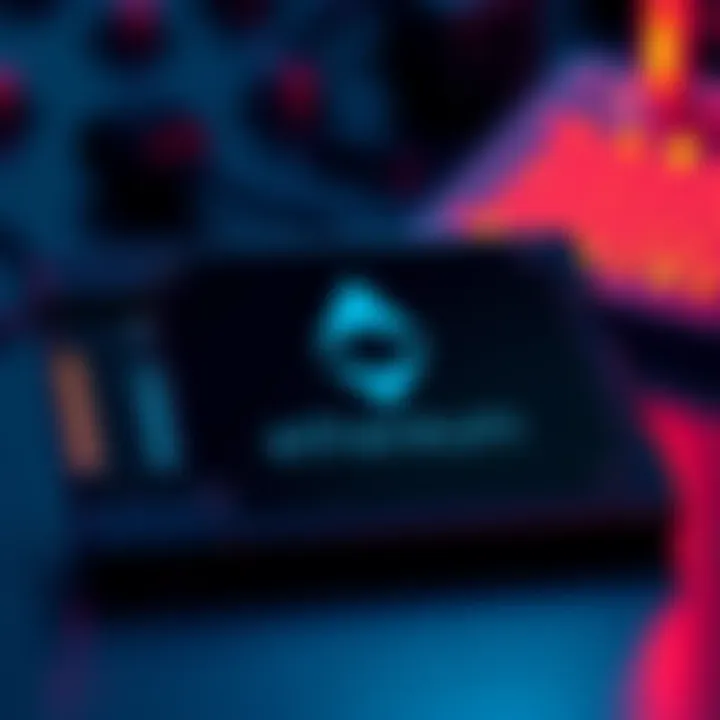 An SSD with Ethereum logo, highlighting choice for validator node setup.