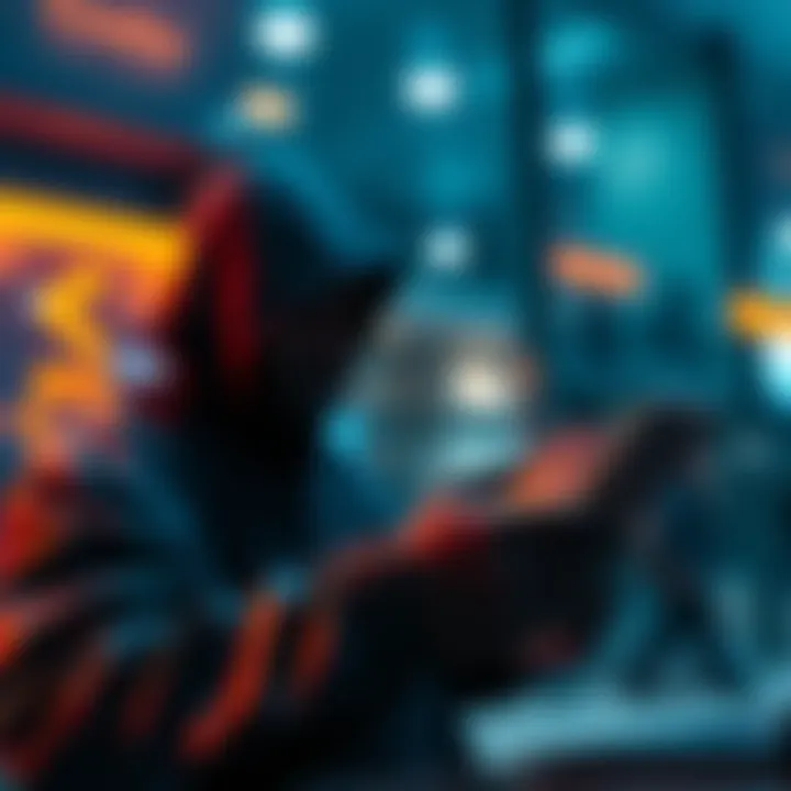 A person using the Exodus wallet to stake stablecoins and cryptocurrencies like Bitcoin and Ethereum.