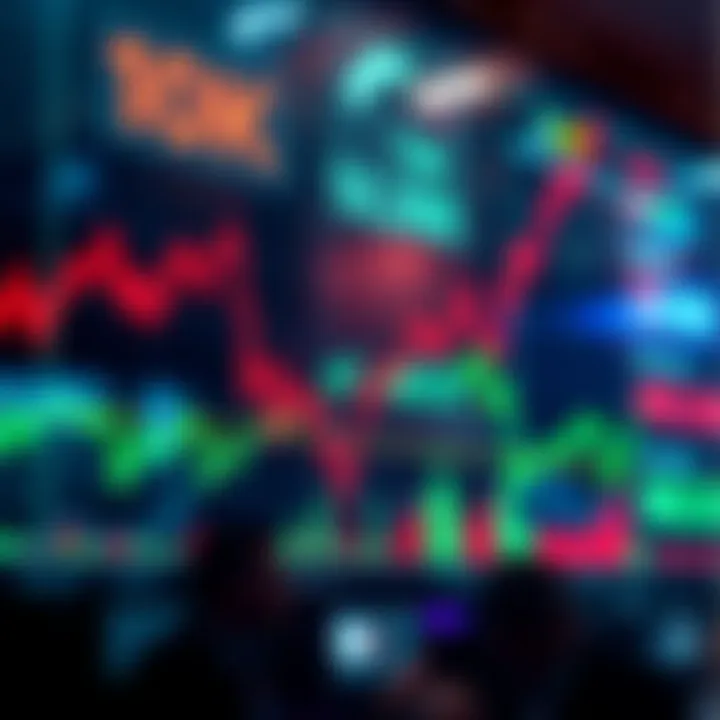 Stock market graph celebrating 10k milestone A stock market graph showing an upward trend, highlighting the recent achievement of the 10k milestone, with traders discussing the outlook.