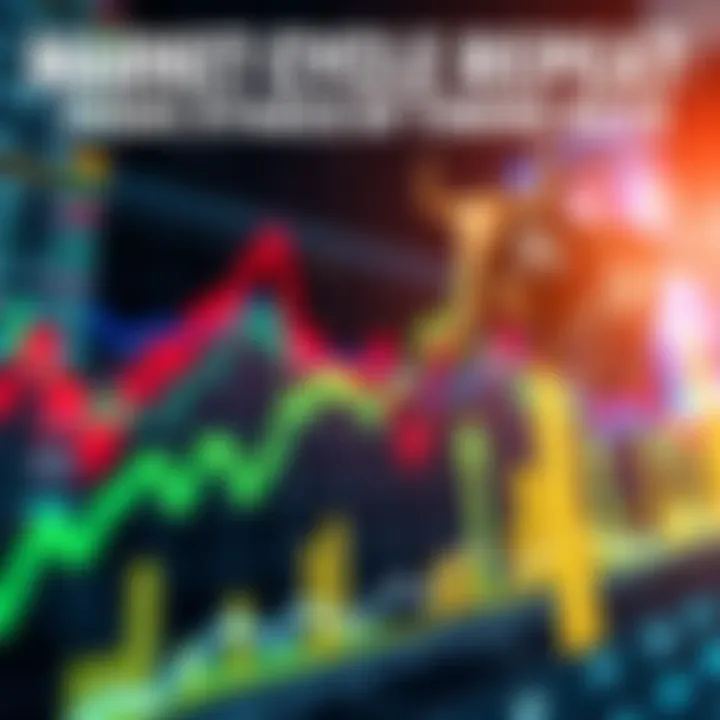 Graph illustrating rising stock prices with a bull symbol, indicating potential market growth