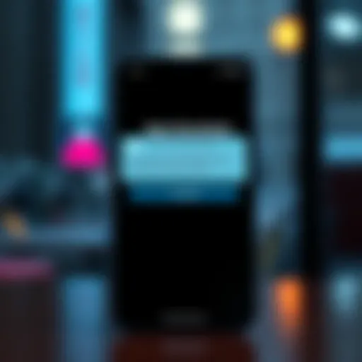 A smartphone screen showing an alert about an app being downloaded automatically, with a cancellation option highlighted.