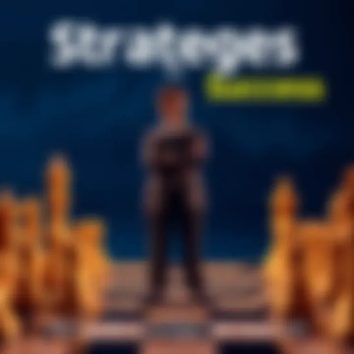 A person standing confidently with a chessboard, symbolizing decision-making and strategy in achieving success.