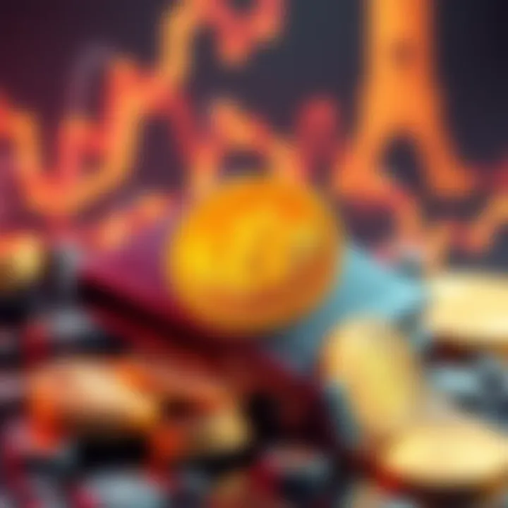 Graphic representing STRC.live's purchase of Bitcoin with a digital wallet and Bitcoin symbols