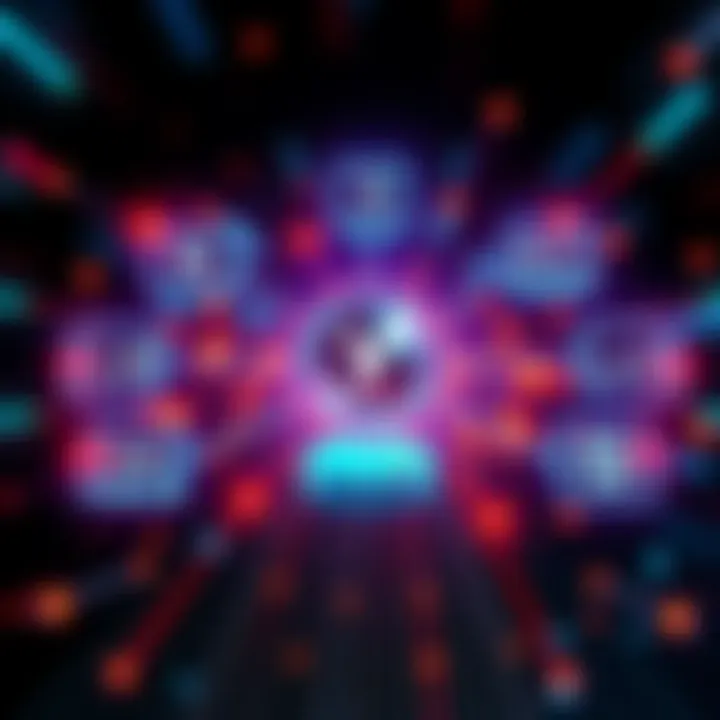 A visual representation of multiple decentralized exchange tools connected to a central hub, showcasing fund deployment across various platforms.