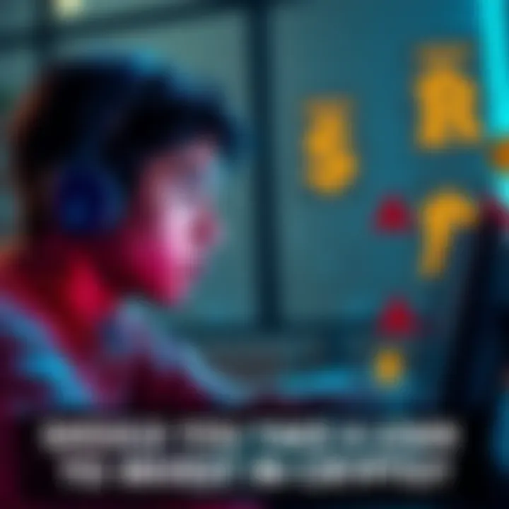 Student considering loan for crypto investment A college student looking at a laptop with cryptocurrency symbols like XRP and Solana on the screen, contemplating a loan decision.