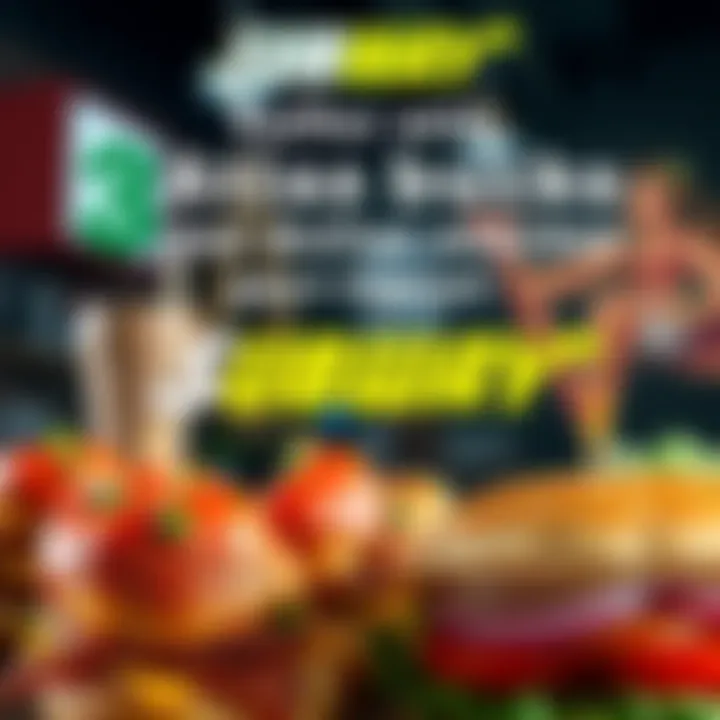 A graphic showcasing Subway's promotion with fresh ingredients and 3 atlas bucks for every dollar spent
