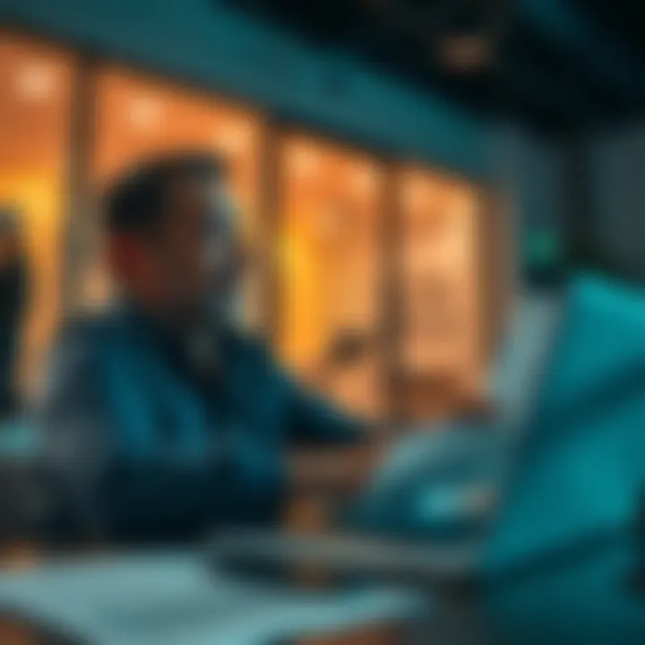 A person reviewing financial documents with a laptop, symbolizing smart investing for retirement.