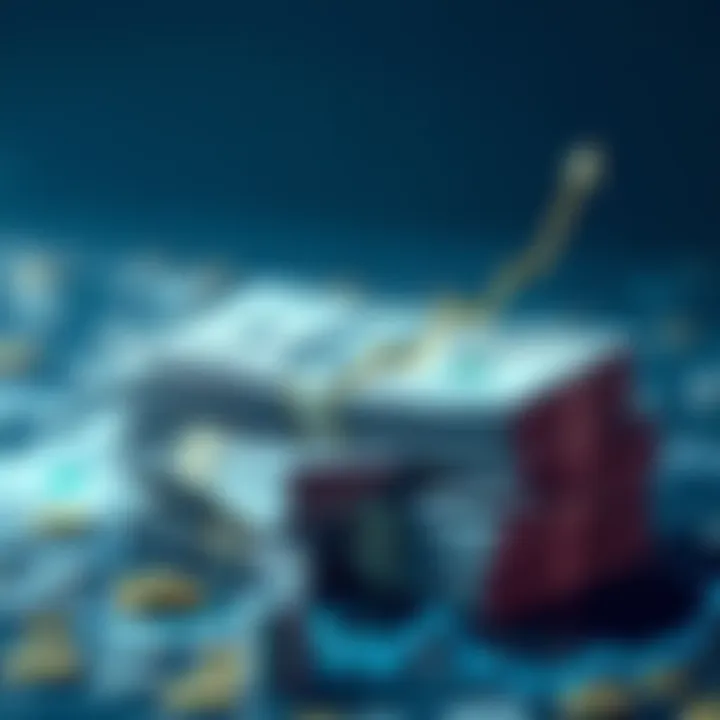 A stack of cash and a graph showing rising profits to symbolize a successful investment