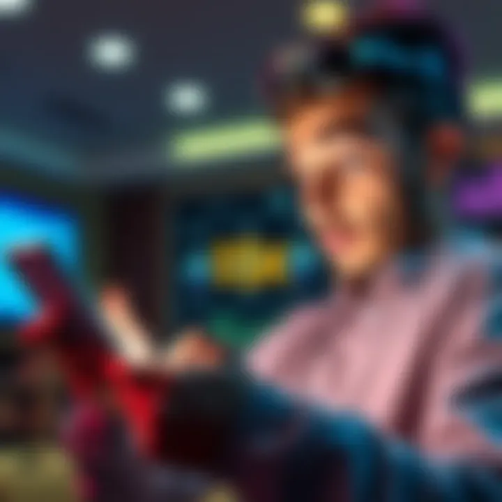 A person checking their cryptocurrency wallet on a mobile device with a surprised expression after seeing a large deposit.