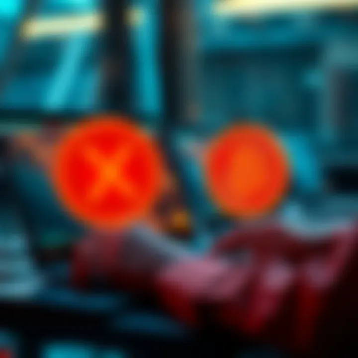 A person using a laptop to swap cryptocurrency from XRP to BCH on a non-custodial platform