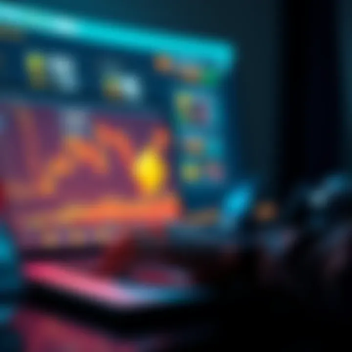 A person using a laptop for exchanging Monero to Tether, focusing on security features