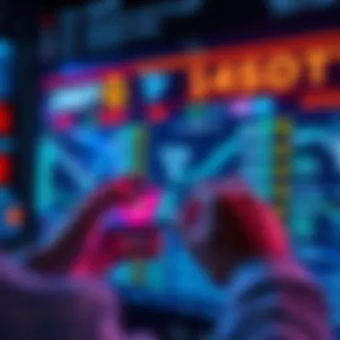 A person using a smartphone to swap USDT for Tron on a crypto exchange platform
