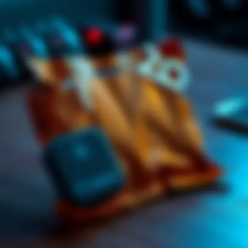 A Trezor device and its tampered package, showing signs of damage and possible opening.