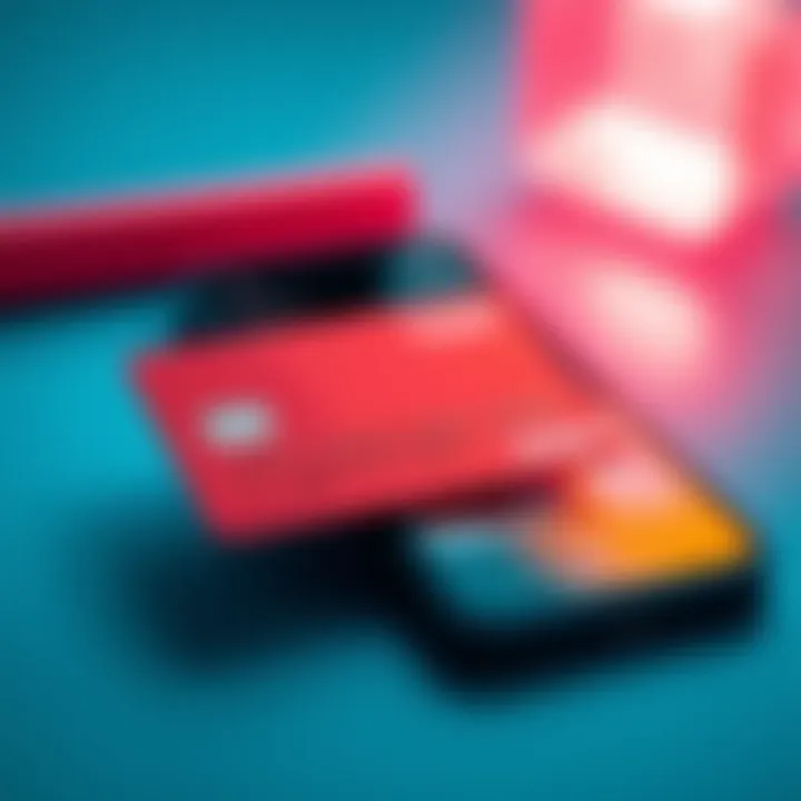 A close-up view of a Tangem card alongside a smartphone displaying the wallet app, illustrating card management features.