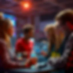 A diverse group of people brainstorming ideas together for the Microsoft Imagine Cup Hackathon