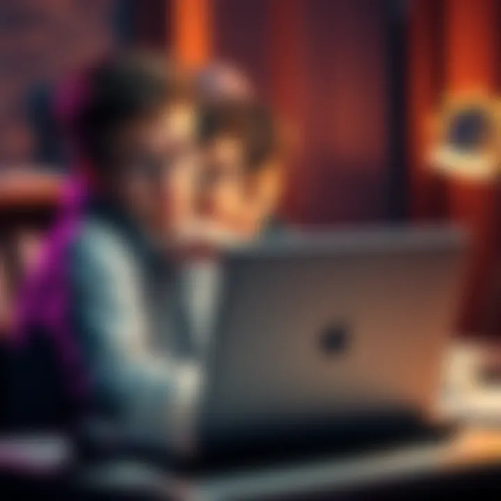 A teenager sits at a desk with a laptop open, looking frustrated while trying to figure out crypto wallet options