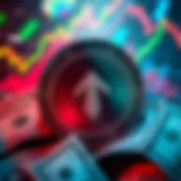 A graphic showing Tether's $184 billion in circulation with financial charts and dollar bills illustrating instability and lack of verification