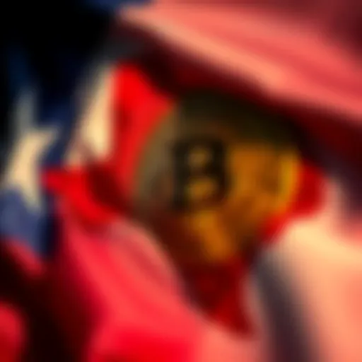 Texas state flag overlaid with Bitcoin symbol, representing the state's $10 million investment in cryptocurrency.