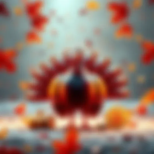 Graphic showing a turkey and cryptocurrency symbols to highlight BitMart's Thanksgiving Airdrop Challenge