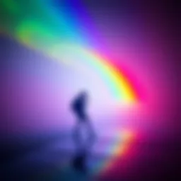 The Butters showcasing a vibrant rainbow with various colors except blue, highlighting their latest project.