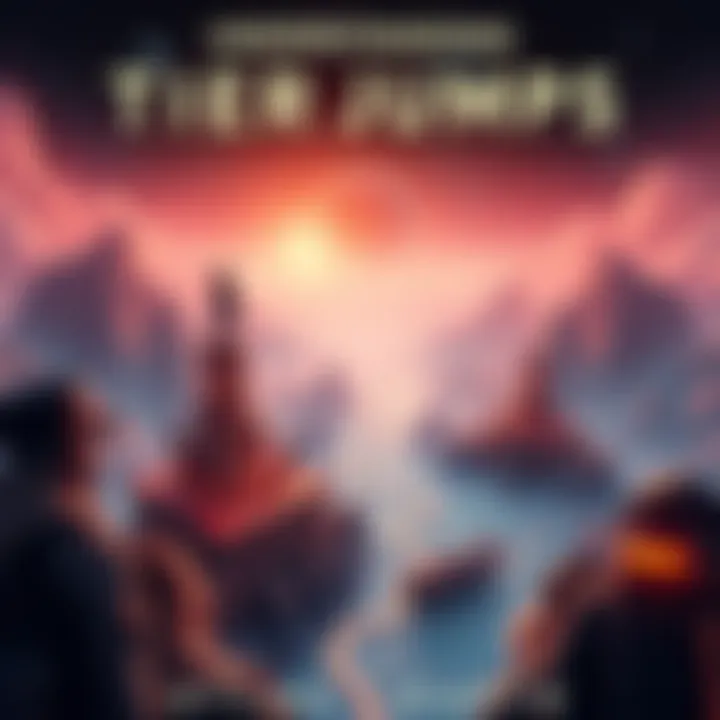 A visual guide showing tier jumps in Atlas Earth with badges, plots, and revenue expectations highlighted