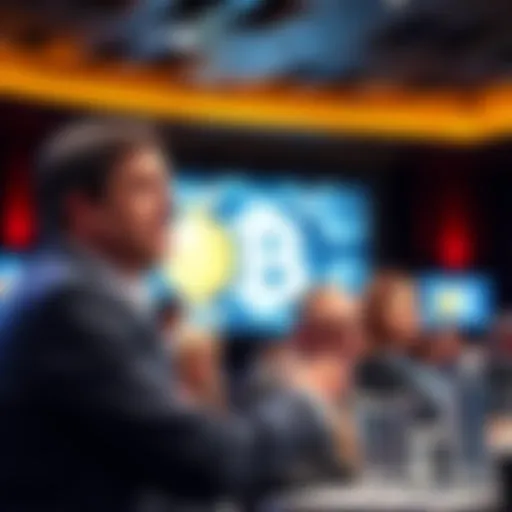 Billionaire investor Tim Draper sharing his bullish Bitcoin outlook at a conference
