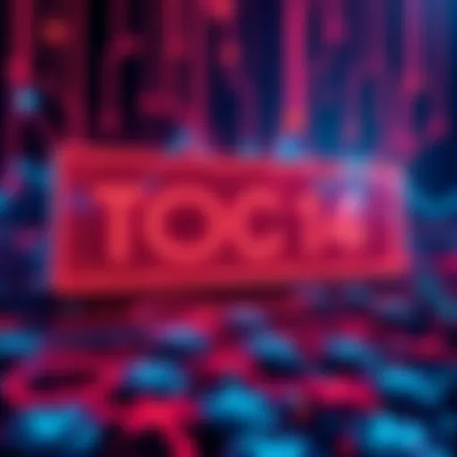 A digital graphic showing a launch countdown with blockchain symbols, representing the Toccata Hardfork update.