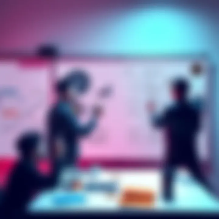 Developers brainstorming innovative projects for the Toccata platform, with concepts like stable coins and privacy tokens on a whiteboard