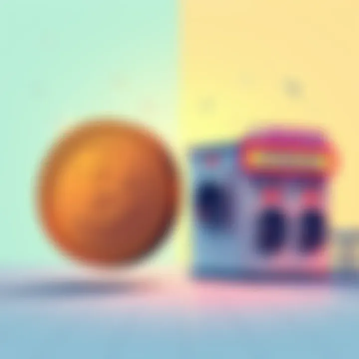 Illustration depicting tokenized bonds on one side and operational assets like a laundromat on the other, highlighting their differences.