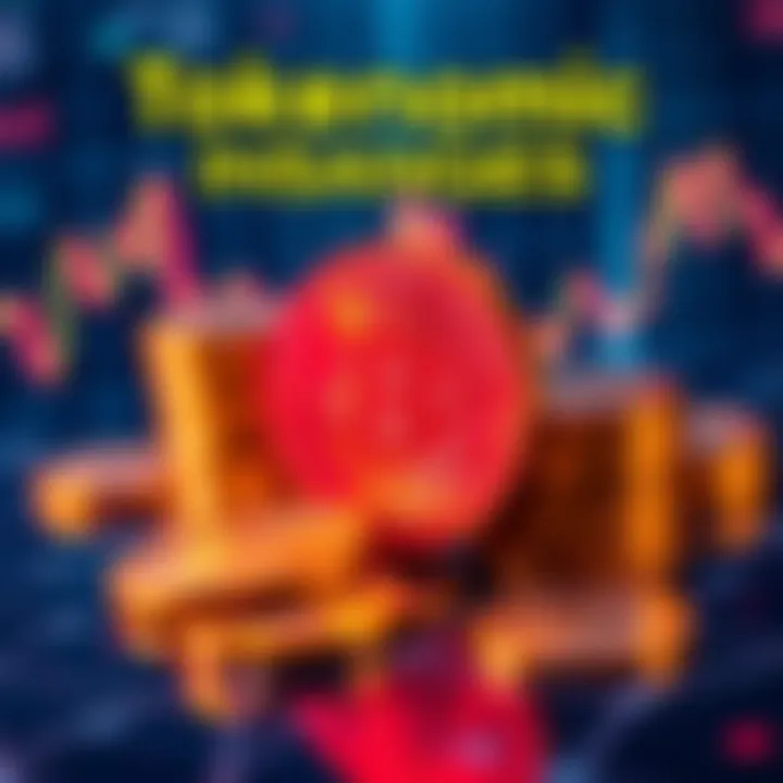 Illustration showing coins and charts symbolizing changes in tokenomics