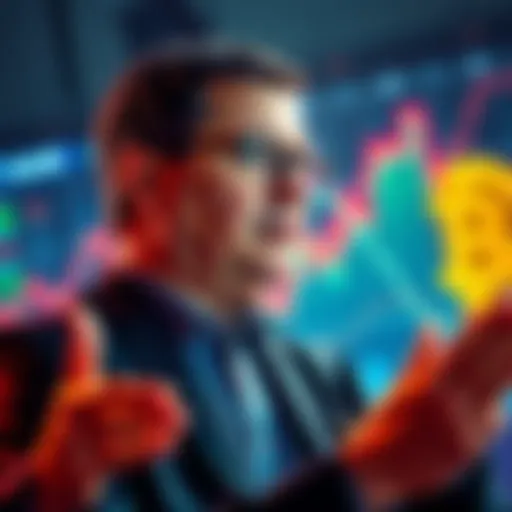 Tom Lee from Fundstrat discusses a bullish trend for Bitcoin and Ether, showing graphs that indicate market recovery.