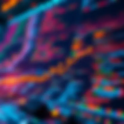 Graphic showing top DeFi projects ranked by developer activity with code snippets and development icons.