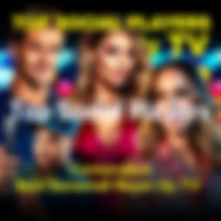 A collage of top social players from reality TV including JT, Cirie, and Kim, showcasing their personalities and strategies.