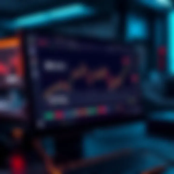 A computer screen showing price charts for new tokens on decentralized exchanges, with Uniswap and Solana logos visible.