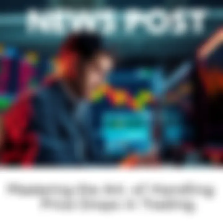 Trader Analyzing Market Trends A trader looking at a computer screen with falling stock prices, focused and taking notes.
