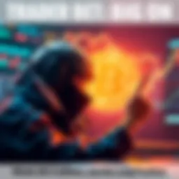 A confident trader places an $84 million long position on Bitcoin, with a graphic showing Bitcoin's price fluctuating.