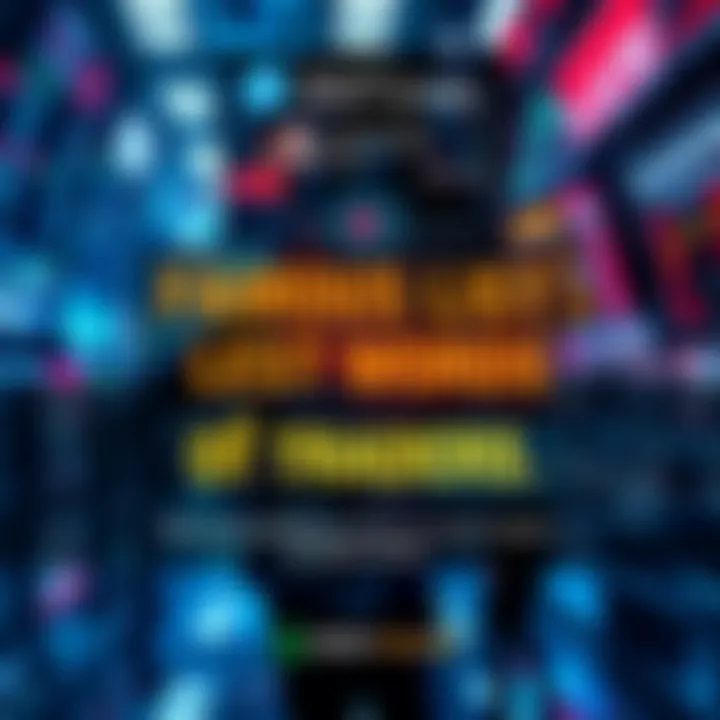 A collage of memorable quotes from traders with stock market visuals in the background