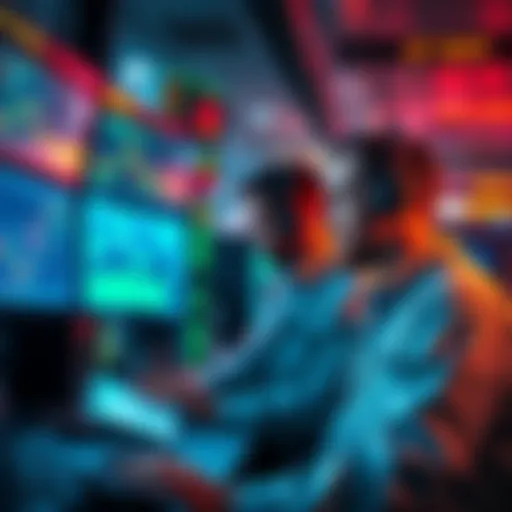 Traders focused on charts and screens tracking ETH inflows, BTC stability, and new stablecoin regulations.