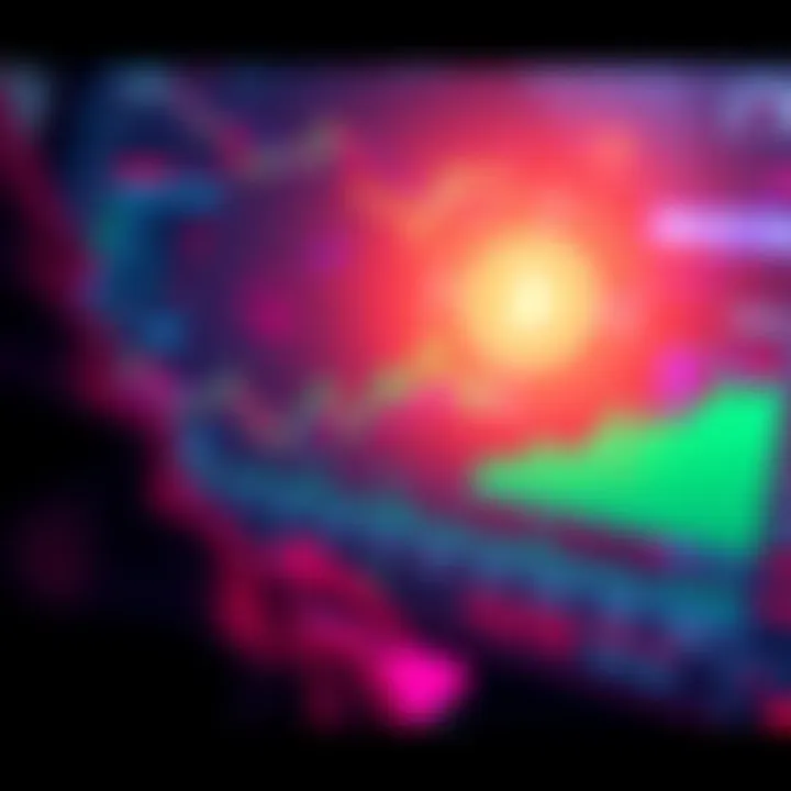 Trading strategy visualization Graphic showing the Welford Protocol in action with charts and market data analysis for cryptocurrency trading